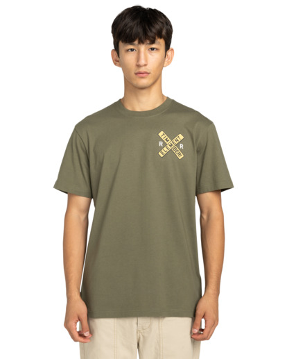 element, Timber Signs - T-Shirt à manches courtes pour Homme, KALAMATA (gzh0) Timber Signs - Short Sleeve T-Shirt for Men  ELYZT00586