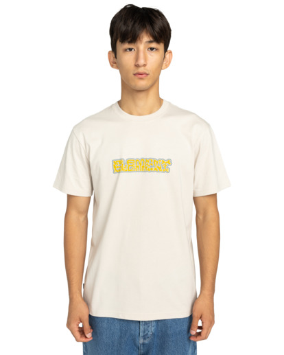 element, Surreal Icon - T-shirt met korte mouwen voor Heren, OAT MILK (teg0) Surreal Icon - Short Sleeve T-Shirt for Men  ELYZT00587