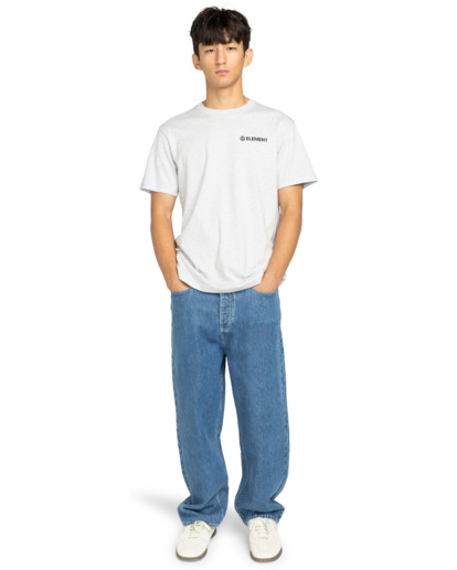 element, Blazin Chest - T-Shirt für Männer, MID GREY HEATHER (sgbh) Blazin Chest - Short Sleeve T-Shirt for Men  ELYZT00595
