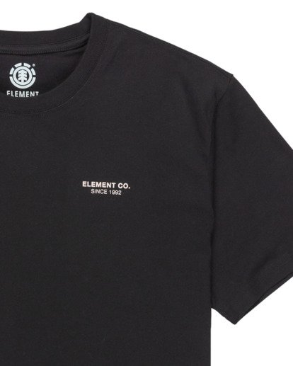 element, Element Co - T-Shirt für Männer, FLINT BLACK (fbk) Element Co - Short Sleeve T-Shirt for Men  ELYZT00603