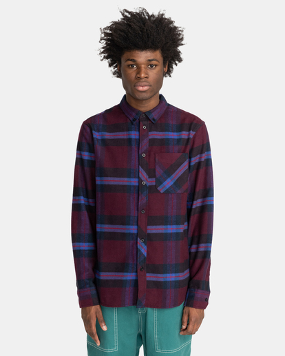 Lumber - Long Sleeve Flannel Shirt for Men  F1SHC8ELF2