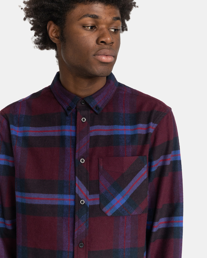 Lumber - Long Sleeve Flannel Shirt for Men  F1SHC8ELF2