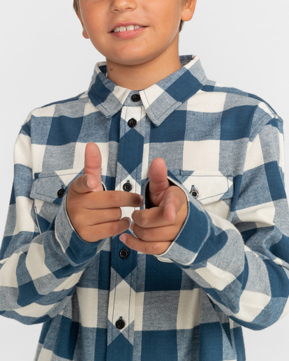 Tacoma - Long Sleeve Flannel Shirt for Boys  F2SHA4ELF2