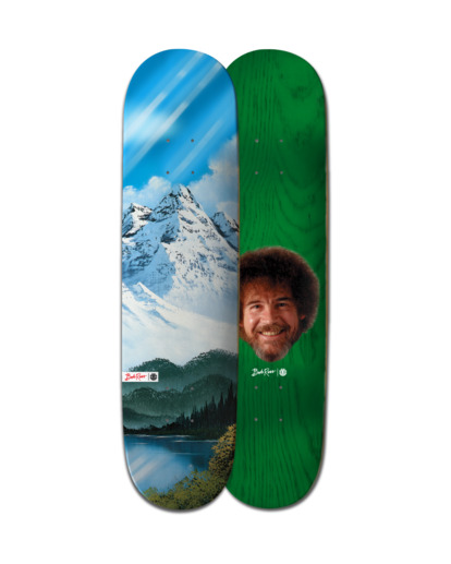 Element x Bob Ross 8.5" Good Day To Be Alive - Skate Deck  F4DCA7ELPP