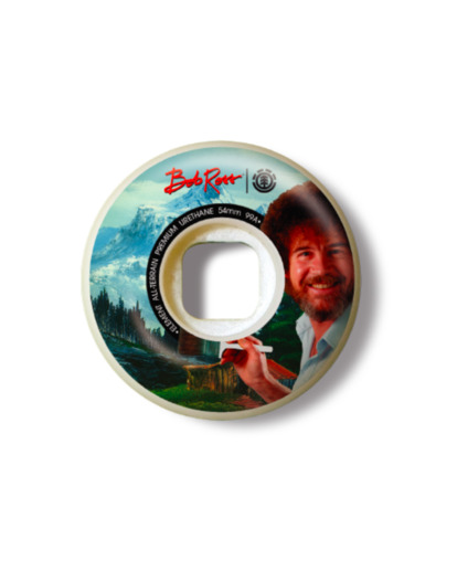 Element x Bob Ross 54mm Atelier Happy Painter - Skate Wheels 4 Pack  F4WHA1ELF2
