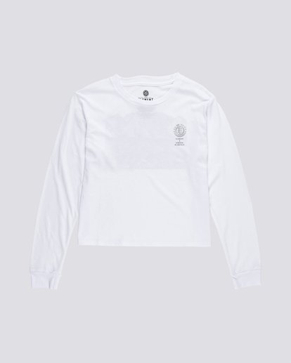 Christa Crop - Organic Cotton Long Sleeve T-Shirt for Women  S3LSA3ELP0