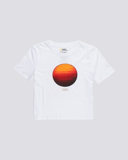 Nat Geo Crop - Organic Cotton Short Sleeve T-Shirt for Women  S3SSA8ELP0