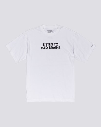 Bad Brains Listen To Bad Brains - T-Shirt for Men  U1SSI6ELF0