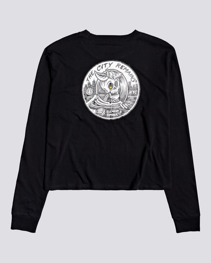 Timber! The Remains B Side Crop - Long Sleeve T-Shirt for Women  U3LSA1ELF0