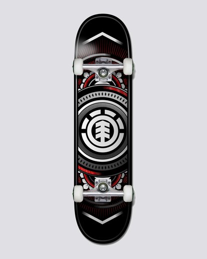 7.75" Hatched Blue Red - Skateboard  U4CPB3ELF0