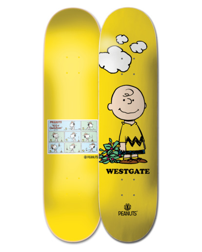 8" Peanuts Charlie Brown x Westgate - Skateboard Deck  W4DCA2ELP1