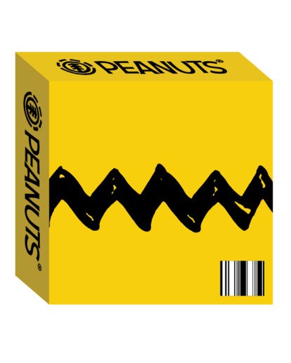 Peanuts Charlie Brown Stripe 52mm - 4-Pack Skate Wheels  W4WHA2ELP1