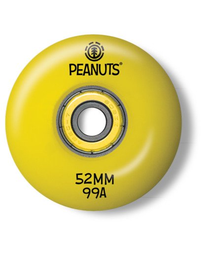 Peanuts Charlie Brown Stripe 52mm - 4-Pack Skate Wheels  W4WHA2ELP1