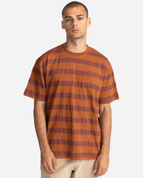 1 Retro Minto - Short Sleeve T-Shirt for Men Brown C1KTC2ELP2 Element