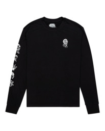 0 Bloom - Long Sleeve T-Shirt for Men Black C1LSB2ELP2 Element