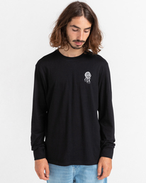 2 Bloom - Long Sleeve T-Shirt for Men Black C1LSB2ELP2 Element
