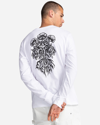 6 Bloom - T-shirt manches longues pour Homme Blanc C1LSB2ELP2 Element