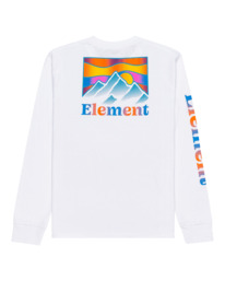 1 Kass - Long Sleeve T-Shirt for Men White C1LSB4ELP2 Element
