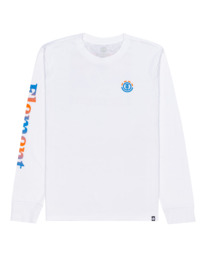 0 Kass - Long Sleeve T-Shirt for Men White C1LSB4ELP2 Element