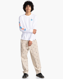 5 Kass - Long Sleeve T-Shirt for Men White C1LSB4ELP2 Element