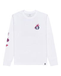 0 Catron - Long Sleeve T-Shirt for Men White C1LSB5ELP2 Element