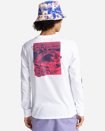 6 Catron - Long Sleeve T-Shirt for Men White C1LSB5ELP2 Element