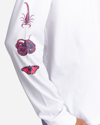 4 Catron - Long Sleeve T-Shirt for Men White C1LSB5ELP2 Element