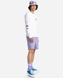 5 Catron - Long Sleeve T-Shirt for Men White C1LSB5ELP2 Element