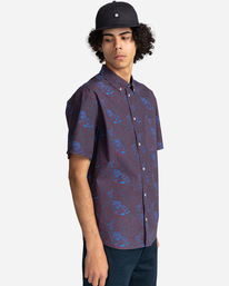 2 Timber x Element - Garden Poplin - Short Sleeve Shirt for Men Red C1SHC2ELP2 Element