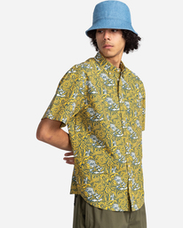 2 Timber x Element - Garden Poplin - Short Sleeve Shirt for Men Yellow C1SHC2ELP2 Element