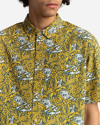 3 Timber x Element - Garden Poplin - Short Sleeve Shirt for Men Yellow C1SHC2ELP2 Element