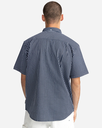 5 Daily - Kurzärmliges Hemd für Männer Blau C1SHD1ELP2 Element
