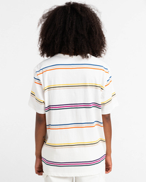 9 Willow Stripe - Short Sleeve T-Shirt for Men White C1SSJ1ELP2 Element