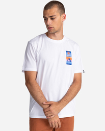 1 Aquazen - Camiseta de manga corta para Hombre Blanco C1SSL7ELP2 Element
