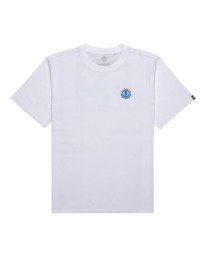 0 Kass - Short Sleeve T-Shirt for Men White C1SSL8ELP2 Element