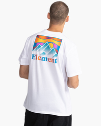 8 Kass - Short Sleeve T-Shirt for Men White C1SSL8ELP2 Element