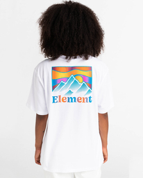 9 Kass - Short Sleeve T-Shirt for Men White C1SSL8ELP2 Element