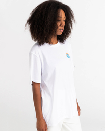 6 Kass - Short Sleeve T-Shirt for Men White C1SSL8ELP2 Element