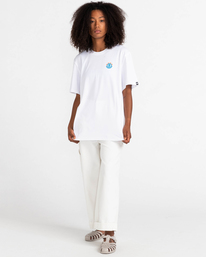 7 Kass - Short Sleeve T-Shirt for Men White C1SSL8ELP2 Element
