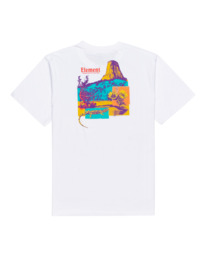 1 Bazan - Short Sleeve T-Shirt for Men White C1SSM2ELP2 Element