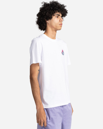 3 Catron - Short Sleeve T-Shirt for Men White C1SSM3ELP2 Element