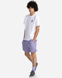 4 Catron - Short Sleeve T-Shirt for Men White C1SSM3ELP2 Element