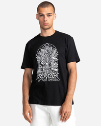 2 Over Grown - T-shirt manches courtes pour Homme Noir C1SSM7ELP2 Element