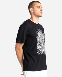 3 Over Grown - T-shirt manches courtes pour Homme Noir C1SSM7ELP2 Element
