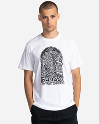 2 Over Grown - T-shirt manches courtes pour Homme Blanc C1SSM7ELP2 Element