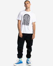 4 Over Grown - T-shirt manches courtes pour Homme Blanc C1SSM7ELP2 Element