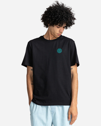 1 Hollis - Short Sleeve T-Shirt for Men Black C1SSN3ELP2 Element