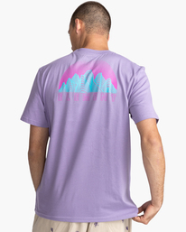 5 Hollis - Short Sleeve T-Shirt for Men Purple C1SSN3ELP2 Element