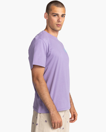 3 Hollis - Short Sleeve T-Shirt for Men Purple C1SSN3ELP2 Element