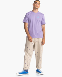 4 Hollis - Short Sleeve T-Shirt for Men Purple C1SSN3ELP2 Element